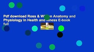 Pdf download Ross & Wilson Anatomy and Physiology in Health and Illness E-book full