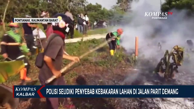 Polresta Pontianak akan Selidiki Penyebab Kebakaran Lahan dan Periksa Pemilik Lahan
