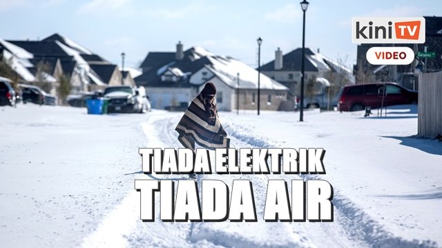 Warga Texas harungi ribut salji, jutaan masih terputus bekalan elektrik