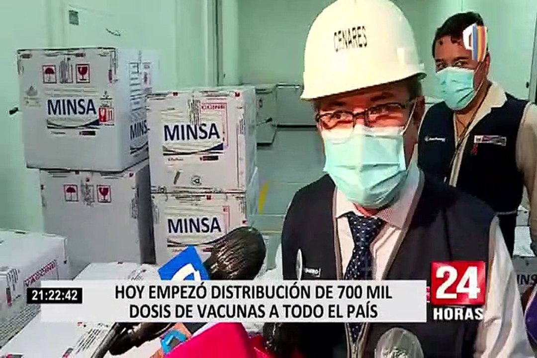 Junín y Huancavelica entre las primeras regiones en recibir segundo lote de vacunas