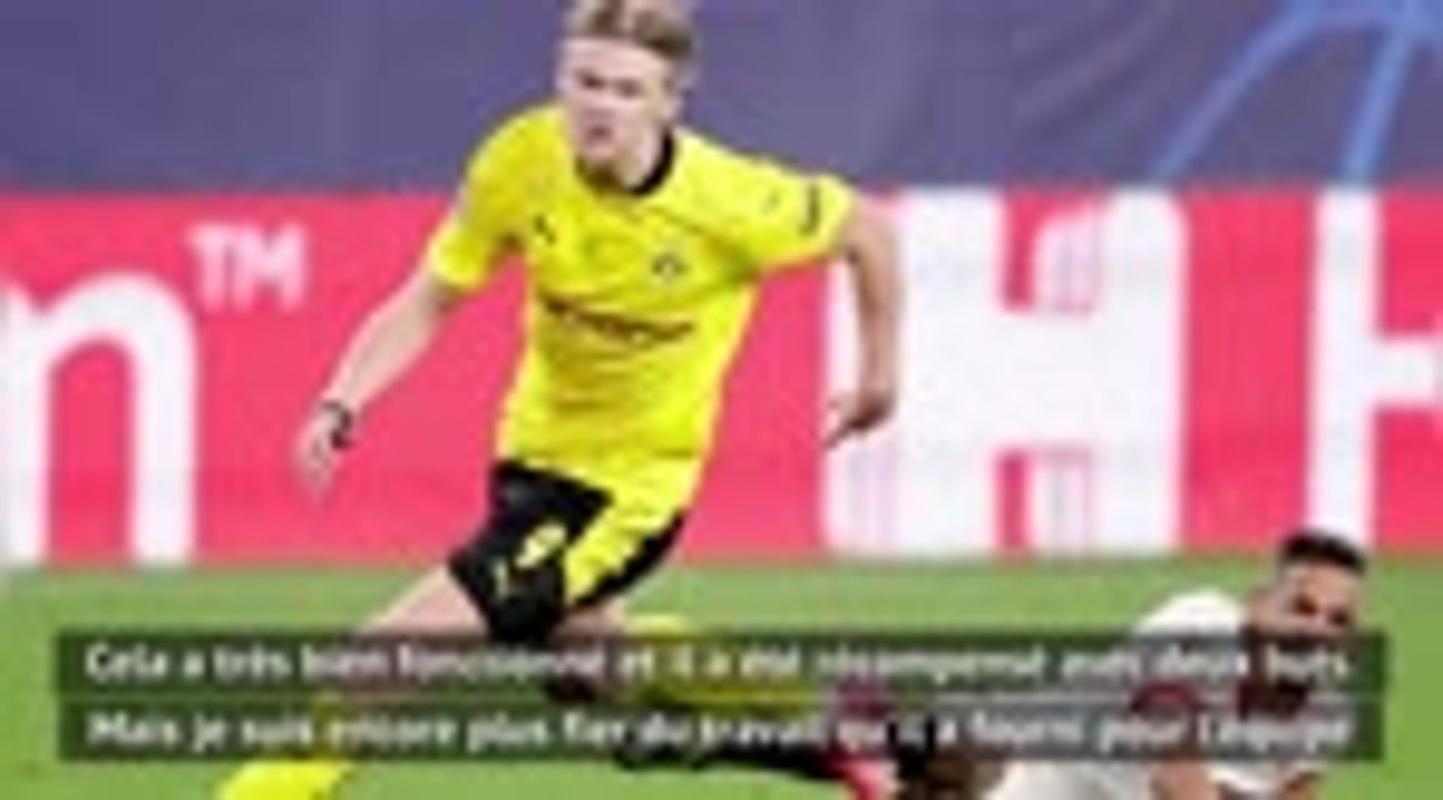 8es - Terzic : "Encore plus fier du travail fourni par Haaland pour l'équipe"