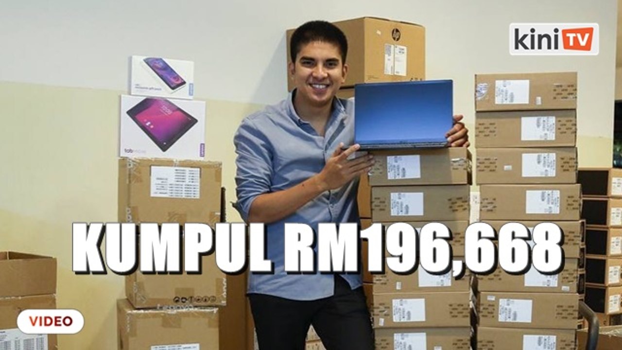 Kutip RM196,668, Syed Saddiq sekali lagi beli tablet pelajar miskin