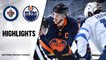 Jets @ Oilers 2/17/21 | NHL Highlights