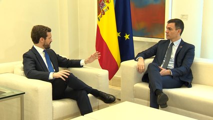 Sánchez y Casado tienen una "constructiva conversación" sobre CGPJ