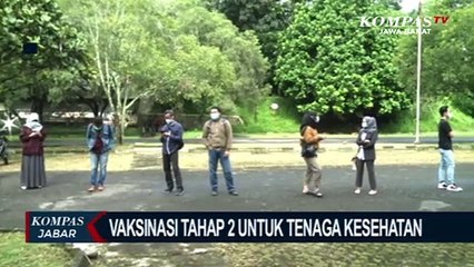 850 Nakes Jabar Jalani Vaksinasi Ke-2