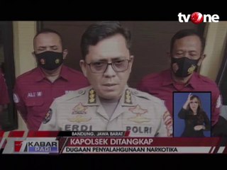 Penyalahgunaan Narkotika, Kapolsek Astanaanyar Ditangkap