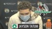 Jayson Tatum Scores 35 Points in Celtics Loss to Hawks | Postgame INTERVIEW