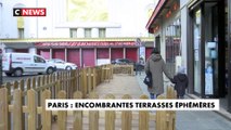 Paris : encombrantes terrasses éphémères