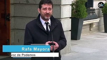 Podemos ve la violencia callejera una "opción viable" para despenalizar los "delitos de opinión"