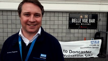 Anthony Fitzgerald explains importance of Doncaster's vaccine volunteers