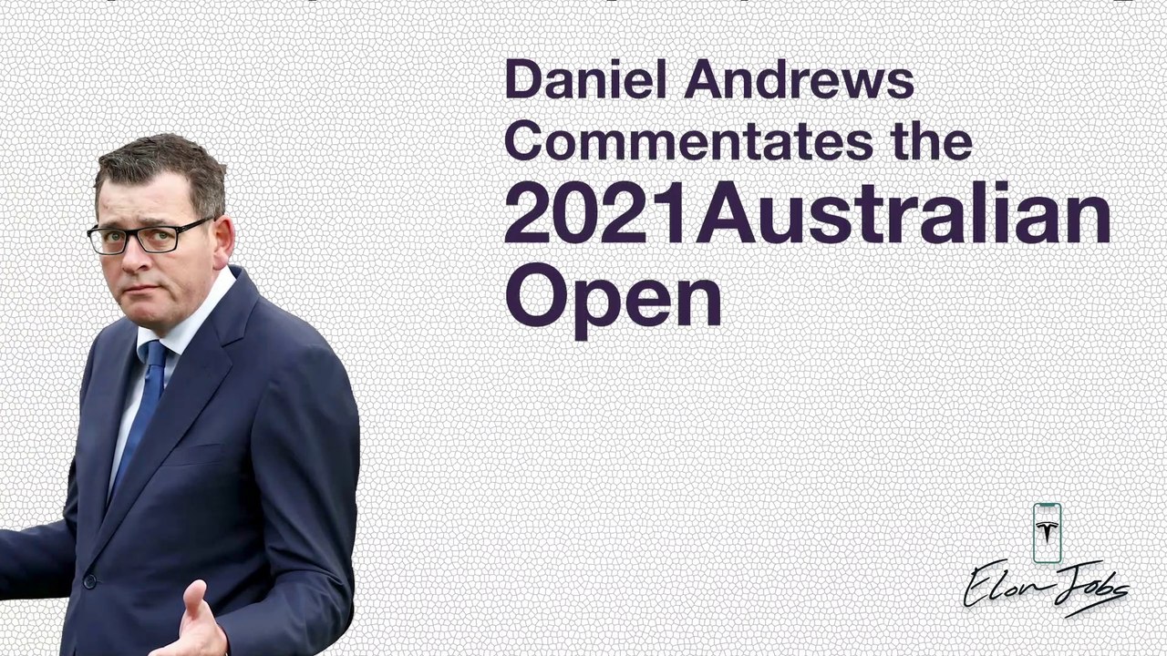 Fabrikant De er orientering Daniel Andrews Commentates the Australian Open - video Dailymotion