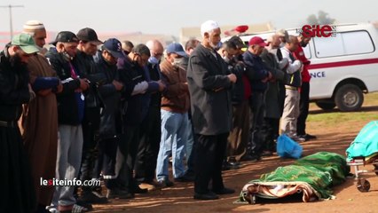 مشاهد مبكية لحظة دفن وجدان اللي قالو شنقتها أمها بالبيضاء