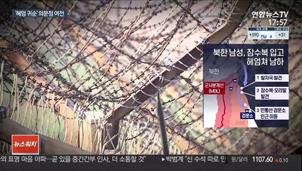 한겨울 6시간 헤엄쳐 귀순?…여전히 남은 의문점들