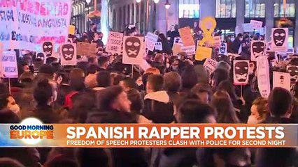 Pablo Hasel: Clashes at more Spain protests in support of arrested rap artist