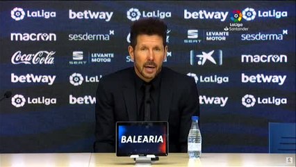 Simeone: "El empate fue justo"
