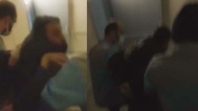 Temizlik görevlisi gibi giyinen polis, firari hükümlüyü eşini getirdiği hastanede yakaladı