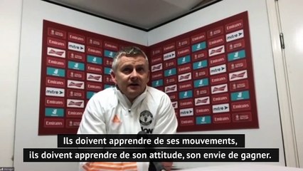Solskjaer : "j'ai demandé à Cavani d'être un modèle"