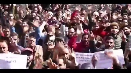 Massive protest held against merger of PHE  divisions in ULBs