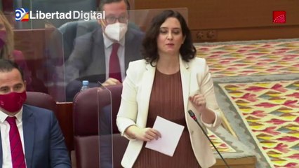 Ayuso, sobre Hásel: “Son niñatos que se manifiestan por un delincuente que tiene menos arte que cualquiera de nosotros con dos cubatas”