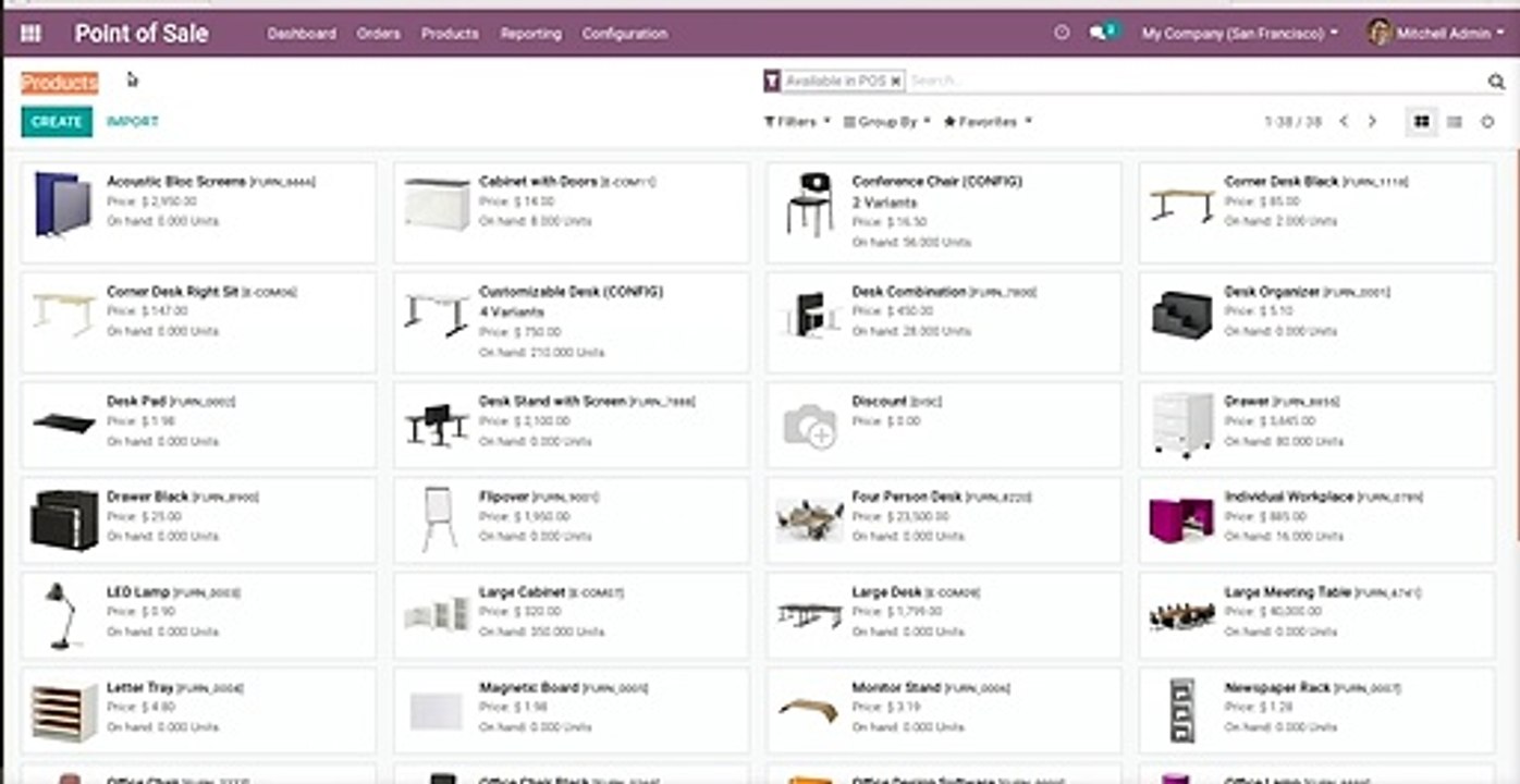 Multiple Points of Sale Categories for a Single Product | Odoo