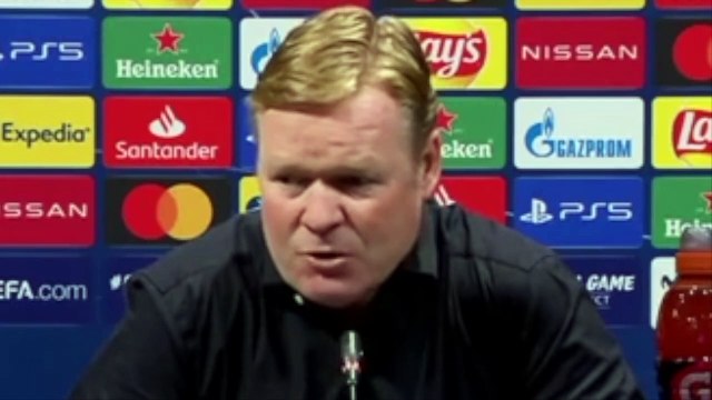 Football - Champions League - Ronald Koeman press conference after Barcelona 1-4 PSG