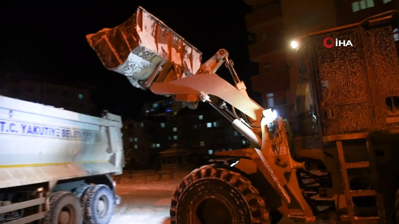 Yakutiye Belediyesi'nden 7/24 kar alarmı