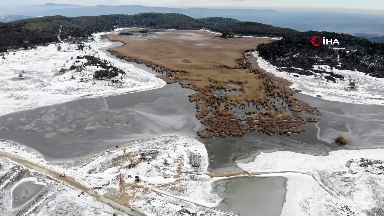 Kuş cenneti dondu