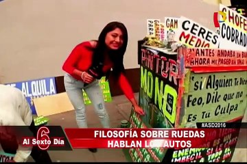 Arte sobre ruedas: curiosas frases que adornan los vehículos