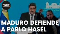 Maduro defiende a Pablo Hasél