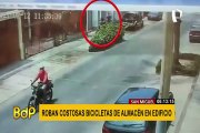 San Miguel: ladrones roban costosas bicicletas en sótano de edificio