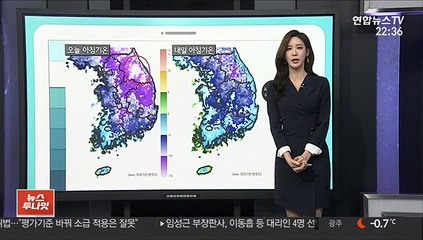 [날씨클릭] 내일 낮부터 추위 물러가…동해안 강풍 주의