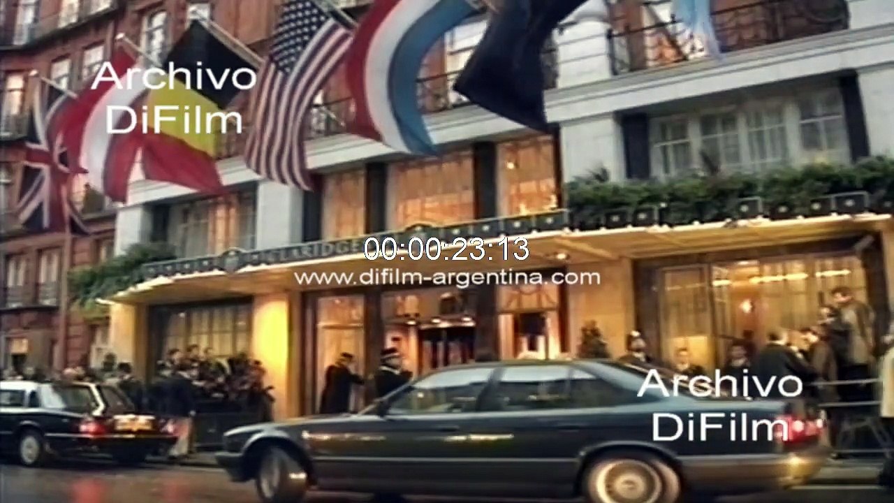 Carlos Menem - Tour of the Argentine President in Great Britain 1998