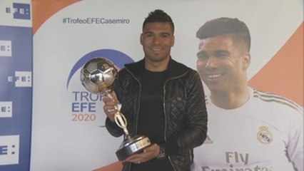 Casemiro: "Es un honor recibir el Trofeo EFE"