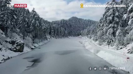 Andırın'dan kar manzaraları