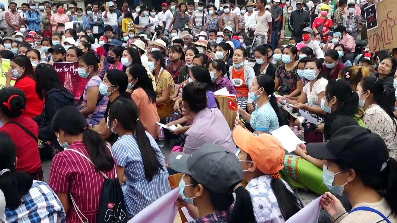 Autopanne als Protestform in Myanmar
