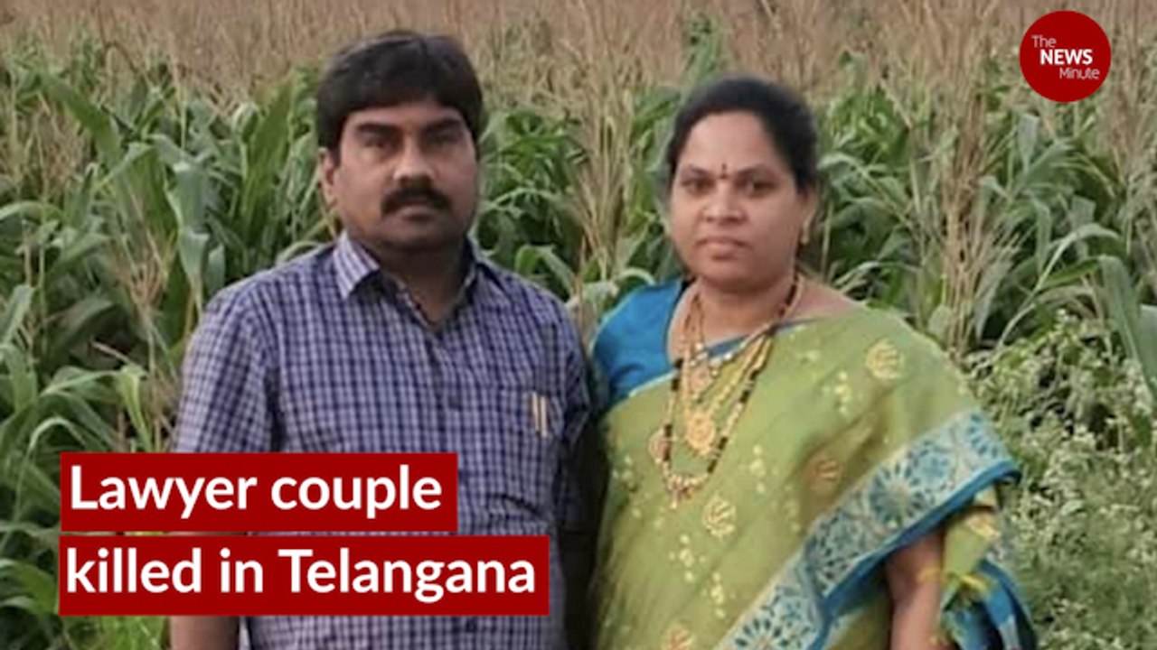 Lawyer couple hacked to death in broad daylight in Telangana