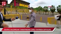 Muhabire canlı yayın sırasında silahlı soygun!