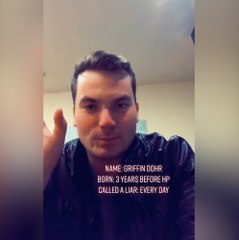 Les gens pensent qu’il ment lorsqu’il se présente car son prénom est tiré de l'univers "Harry Potter"