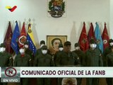 FANB ratifica no tolera la presencia de grupos armados  espacio geográfico venezolano ( Comunicado)