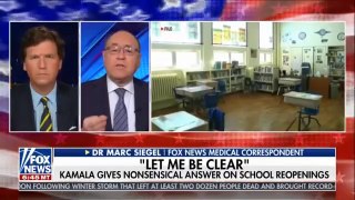 Poor kids! KAMALA HARRIS INTERVIEW ON SCHOOL REOPENINGS PROVIDES ZERO CLARITY FOR PARENTS Dr. Marc Siegel, Fox News Medical Correspondent on Tucker Carlson Tonight Feb 17