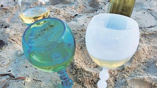 These Floating Wine Glasses From Aldi Are a Summer Essential