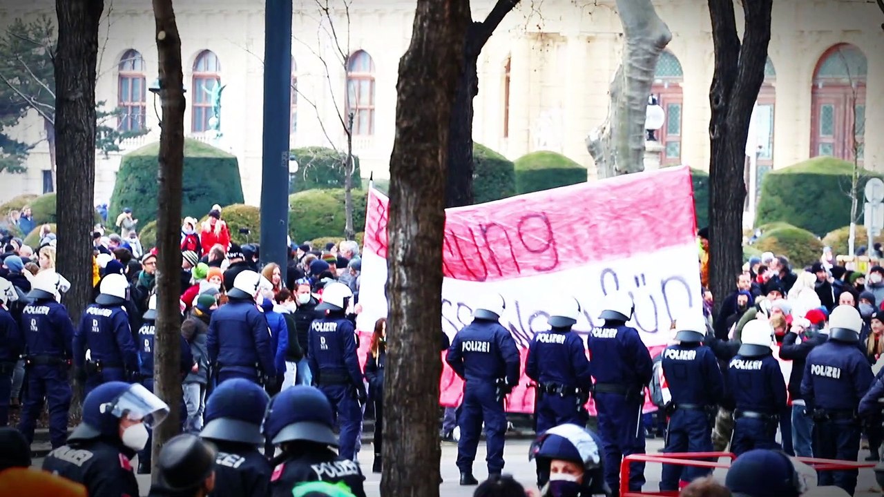Heuschrecken ziehn über das Land vs. Menschen ziehn über das Land - Wien 31.01.2021