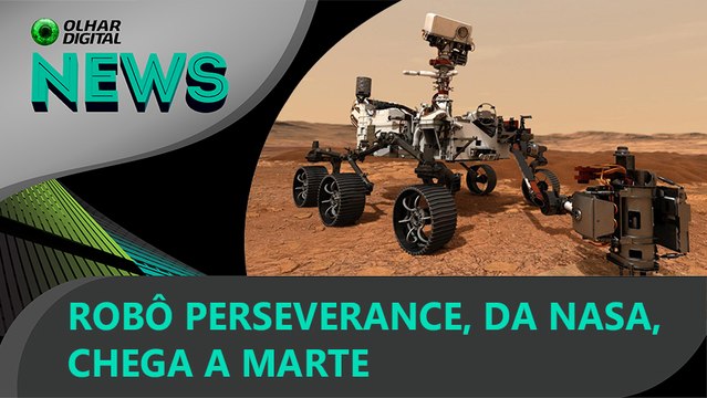 Ao Vivo | Robô Perseverance, da Nasa, chega a Marte | 18/02/2021 | #OlharDigital