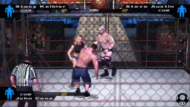 Here Comes the Pain Stacy Keibler vs Steve Austin vs John Cena