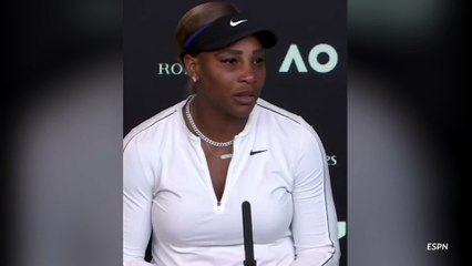 Serena Williams Speaking At Press Conference