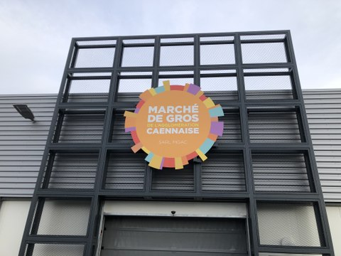 Nouveau marché de gros de l'agglomération caennaise Caen Soliers Calvados