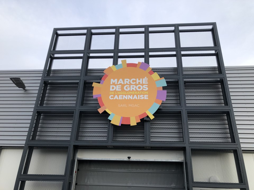 Nouveau marché de gros de l'agglomération caennaise Caen Soliers Calvados