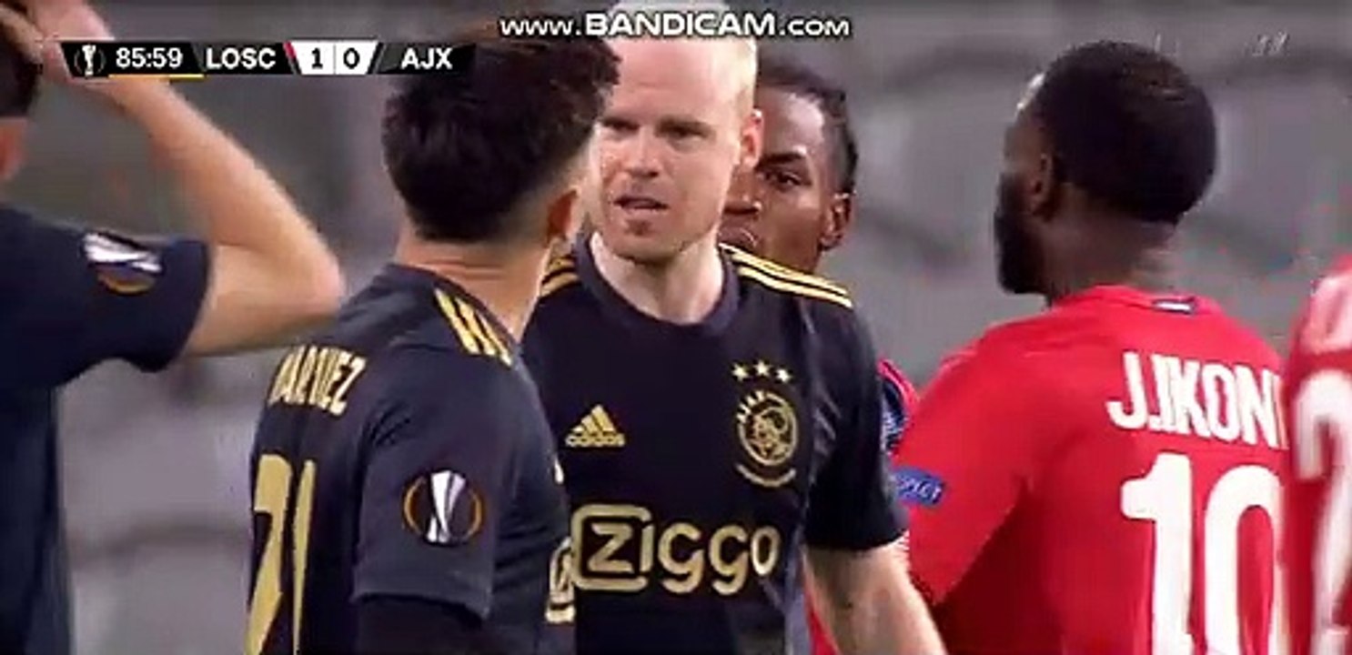 Lille - Ajax 1-1 PENALTY TADIC 18-02-2021 EUROPA LEAGUE