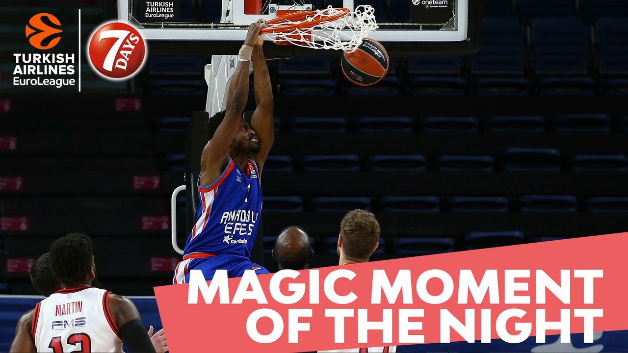 7DAYS Magic Moment of the Night: Rodrigue Beaubois, Anadolu Efes Istanbul
