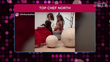 Cooking with Cousins! Kim Kardashian West Watches North, 7, Chicago, 3, and Dream, 4, Make Ramen